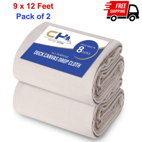 Canvas drop cloth - canvas, painting